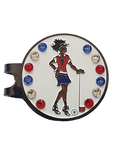 Red, White & Blue Hat Clip