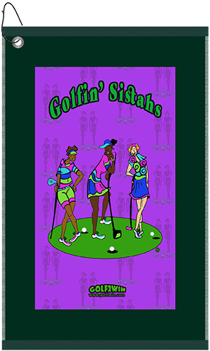 Golfin Sistahs - Lavender and Green
